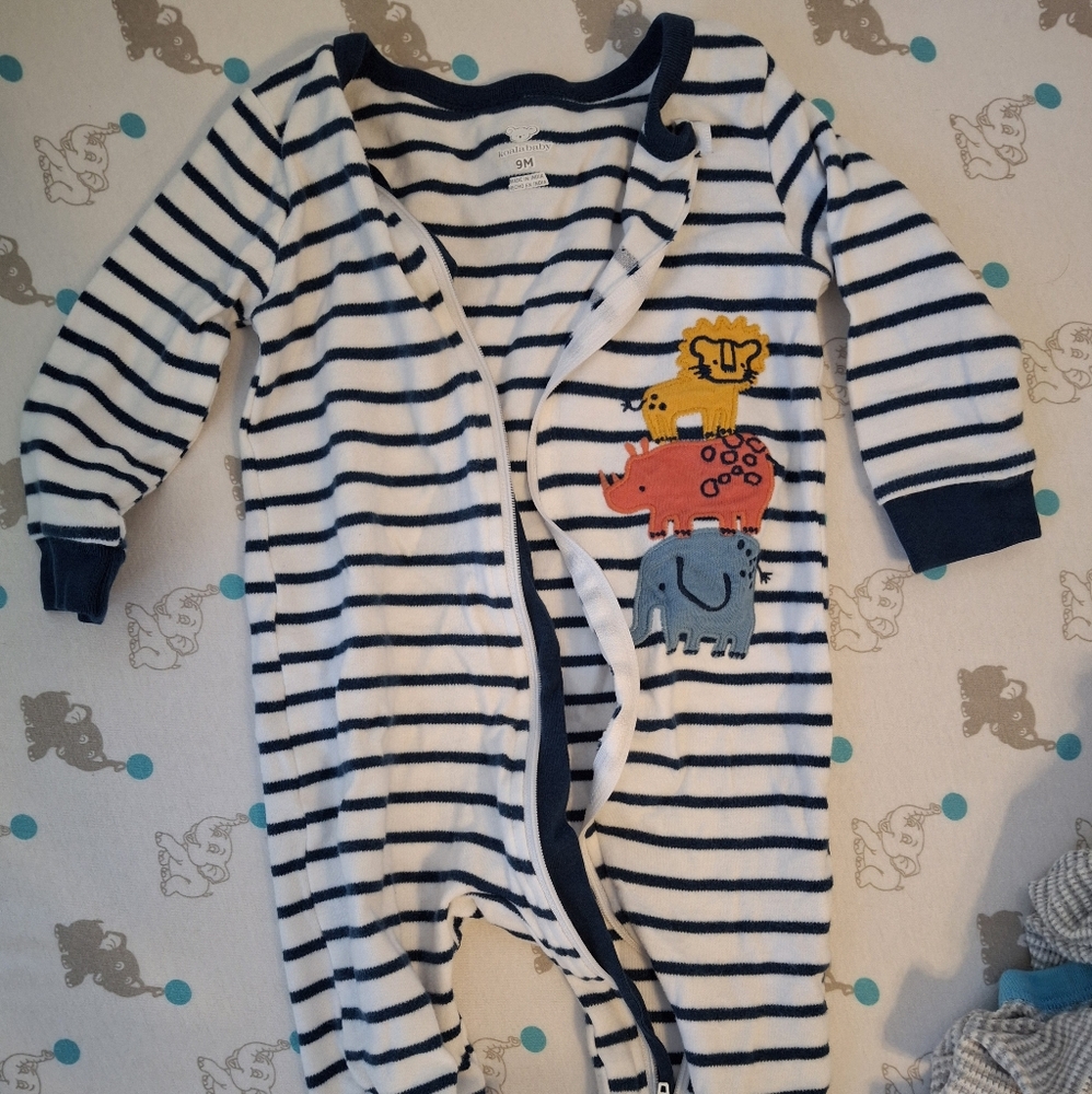 Koala Baby white onesie, 9 month